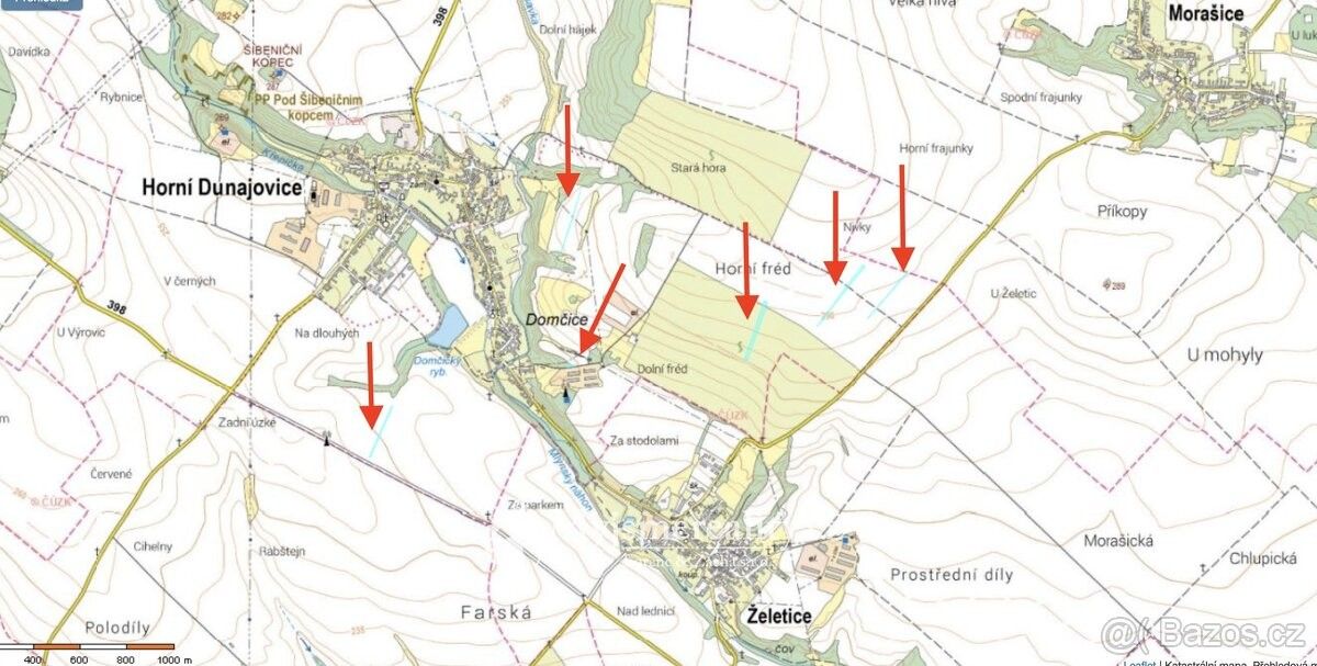 Pozemky pro bydlení, Horní Dunajovice, 671 34