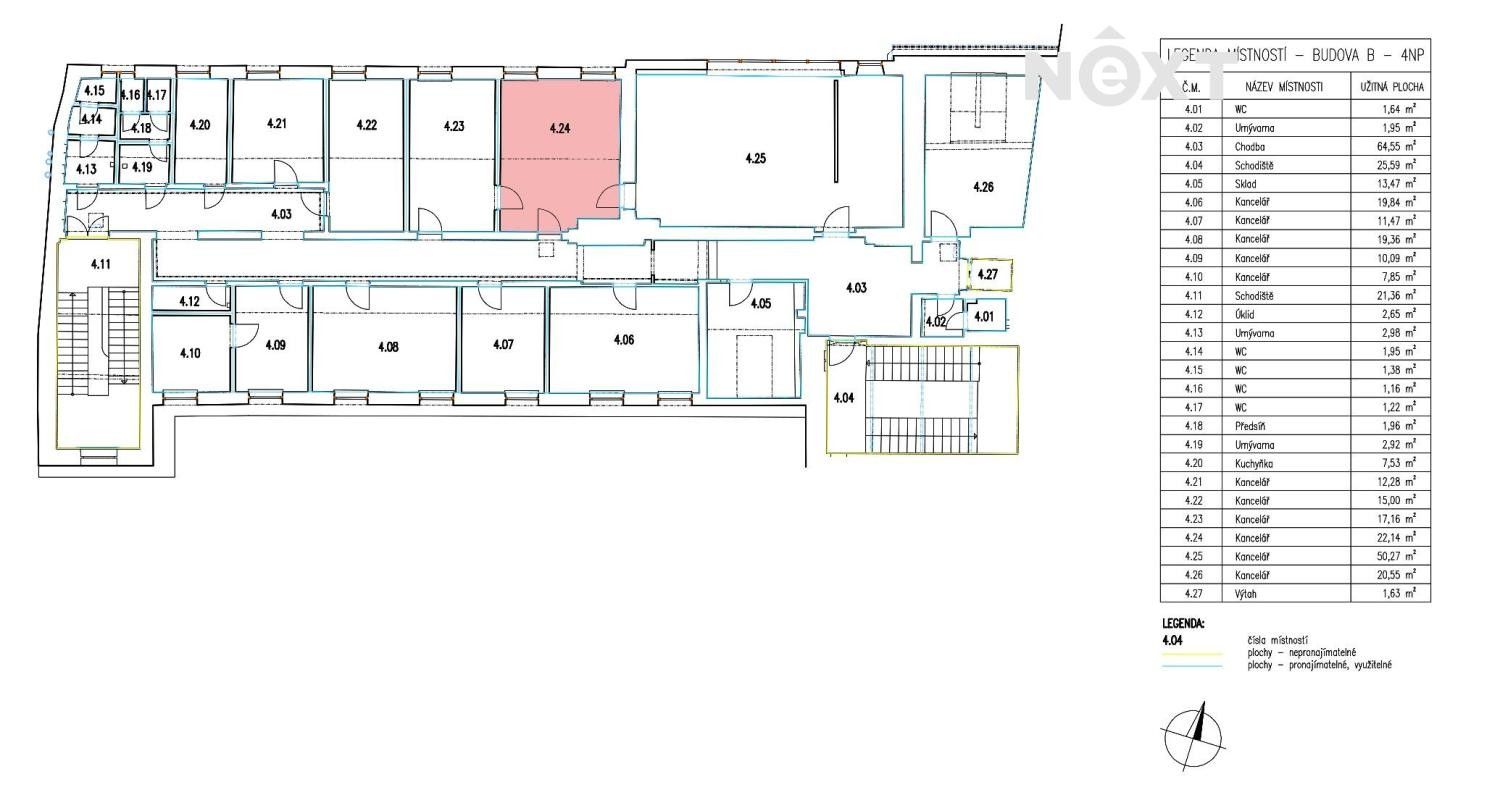 Kancelář · 22 m² · Revoluční 1056, Praha Nové Město - 3