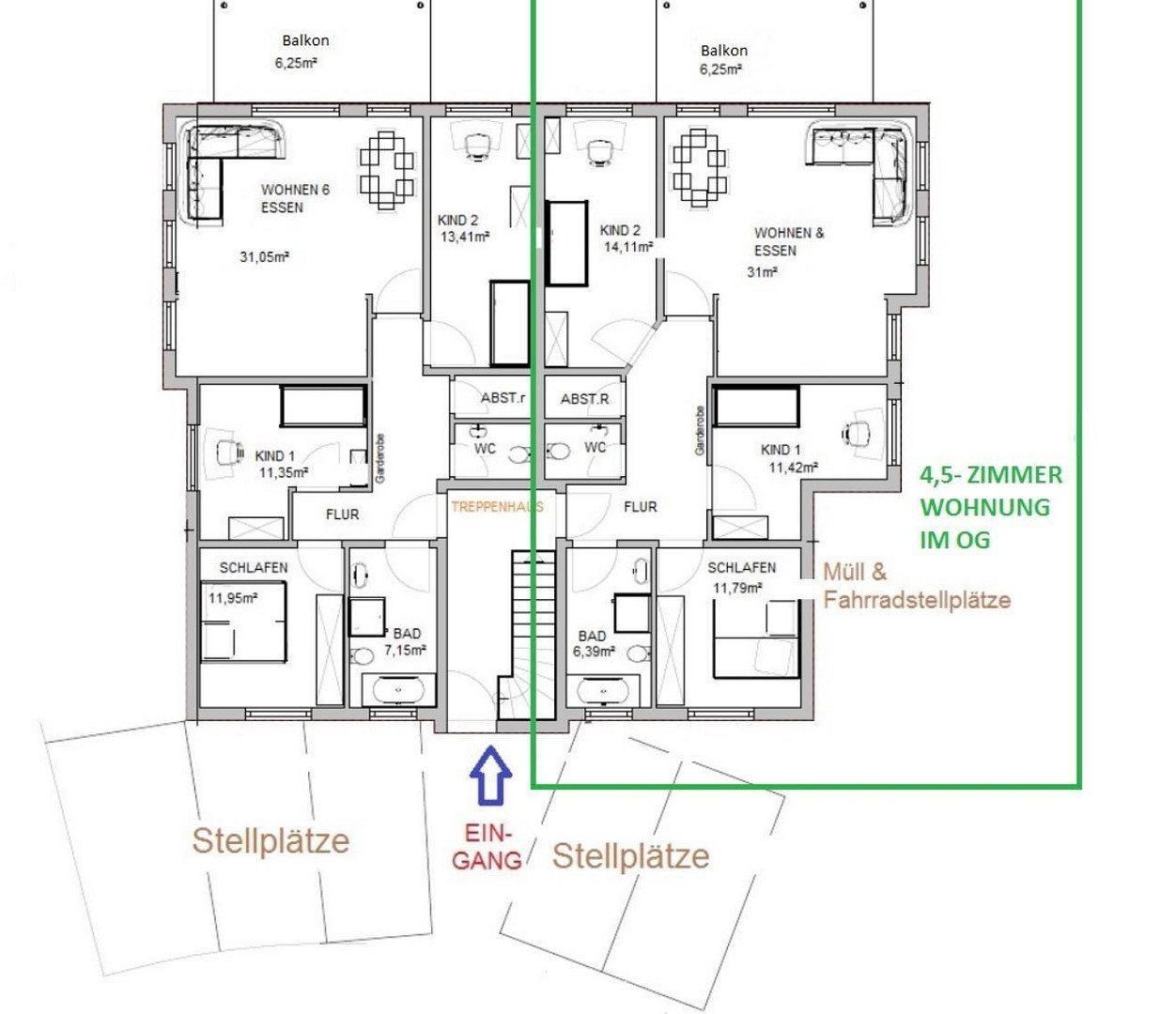 Byt 4+kk · 95 m² · Salzelmenerstr.5/1, , Bádensko-Württembersko - 3