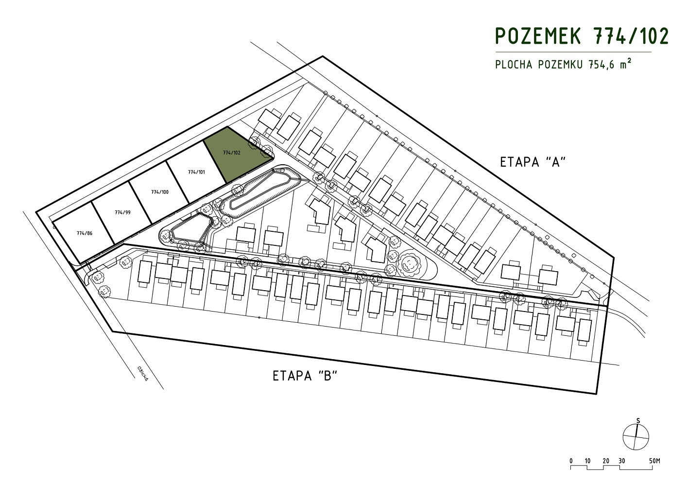 Pozemek pro bydlení, 755 m²