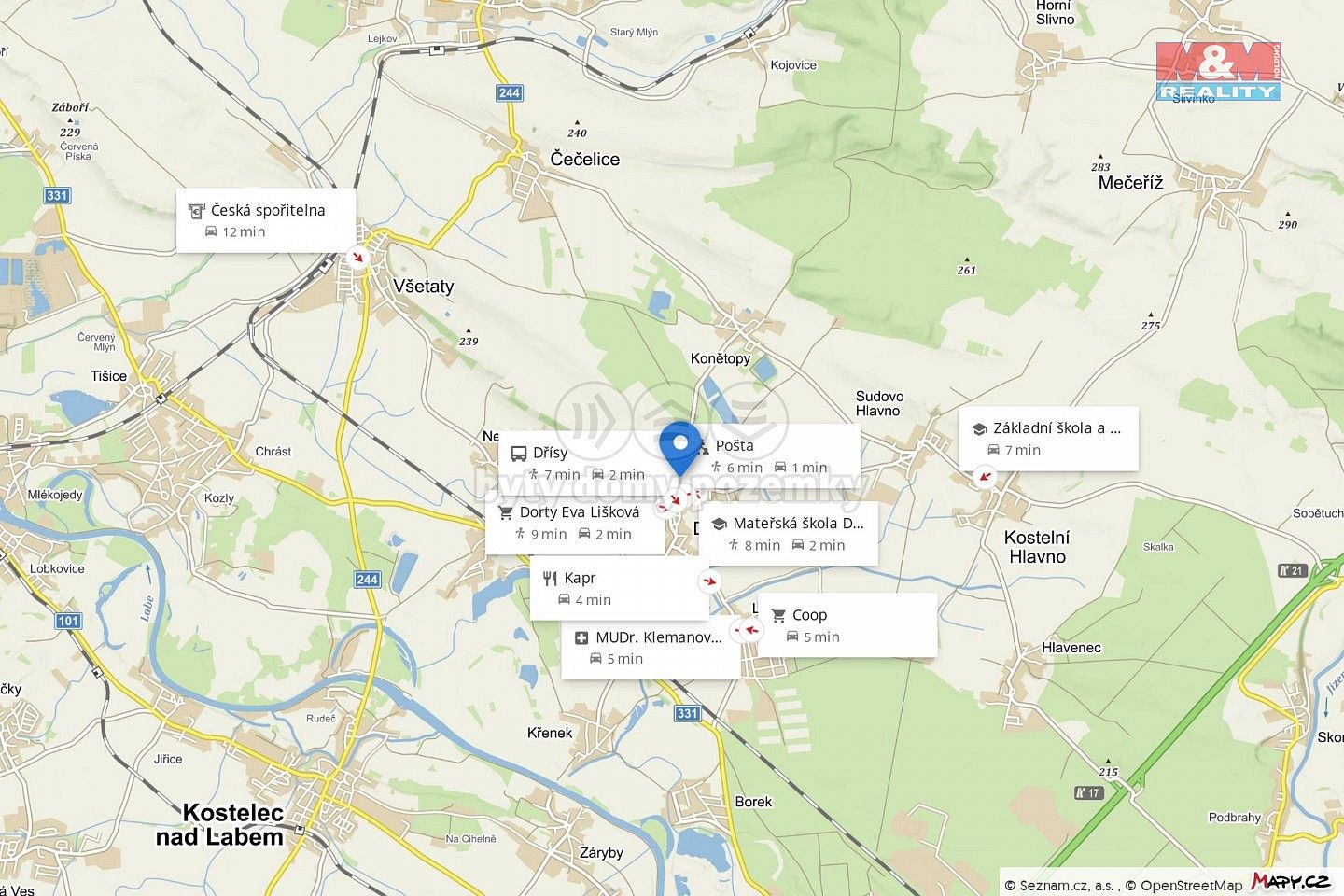 Pozemek pro bydlení · Dřísy, okres Praha-východ, Středočeský kraj - 4