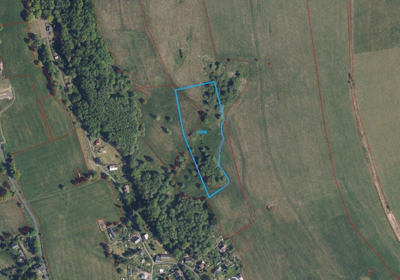 Zemědělské pozemky, Staré Křečany, 25 746 m² - 2