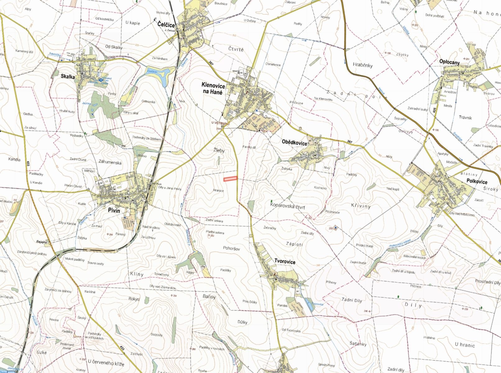 Zemědělské pozemky, Klenovice na Hané - 2