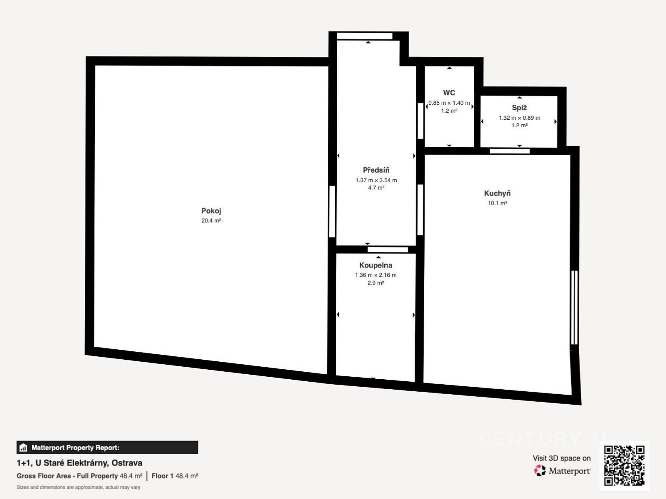 Byt 1+1 · 42 m² · Ostrava - Slezská Ostrava, okres Ostrava-město, Moravskoslezský kraj - 4
