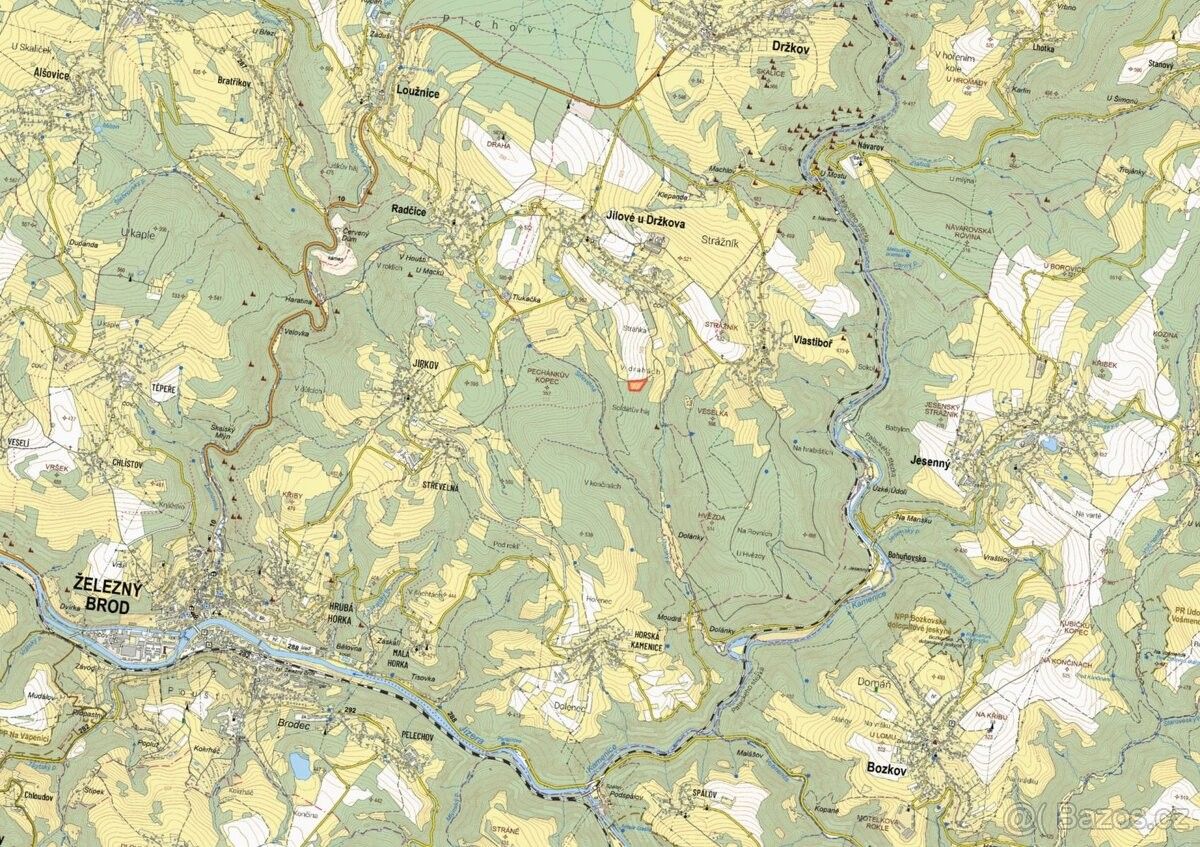 Prodej pozemek pro bydlení - Železný Brod, 468 22