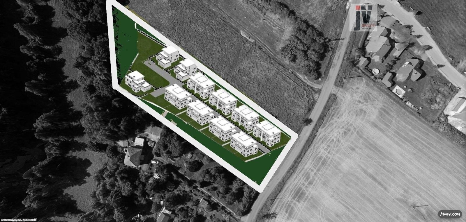 Pozemky pro bydlení, Čižická 296, Štěnovice, 7 024 m² - 1