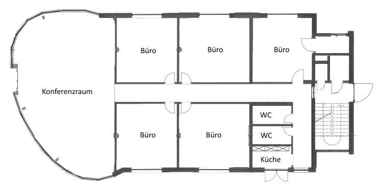 Kanceláře, Karl-Marx-Strasse 26, , Braniborsko, 728 m² - 2