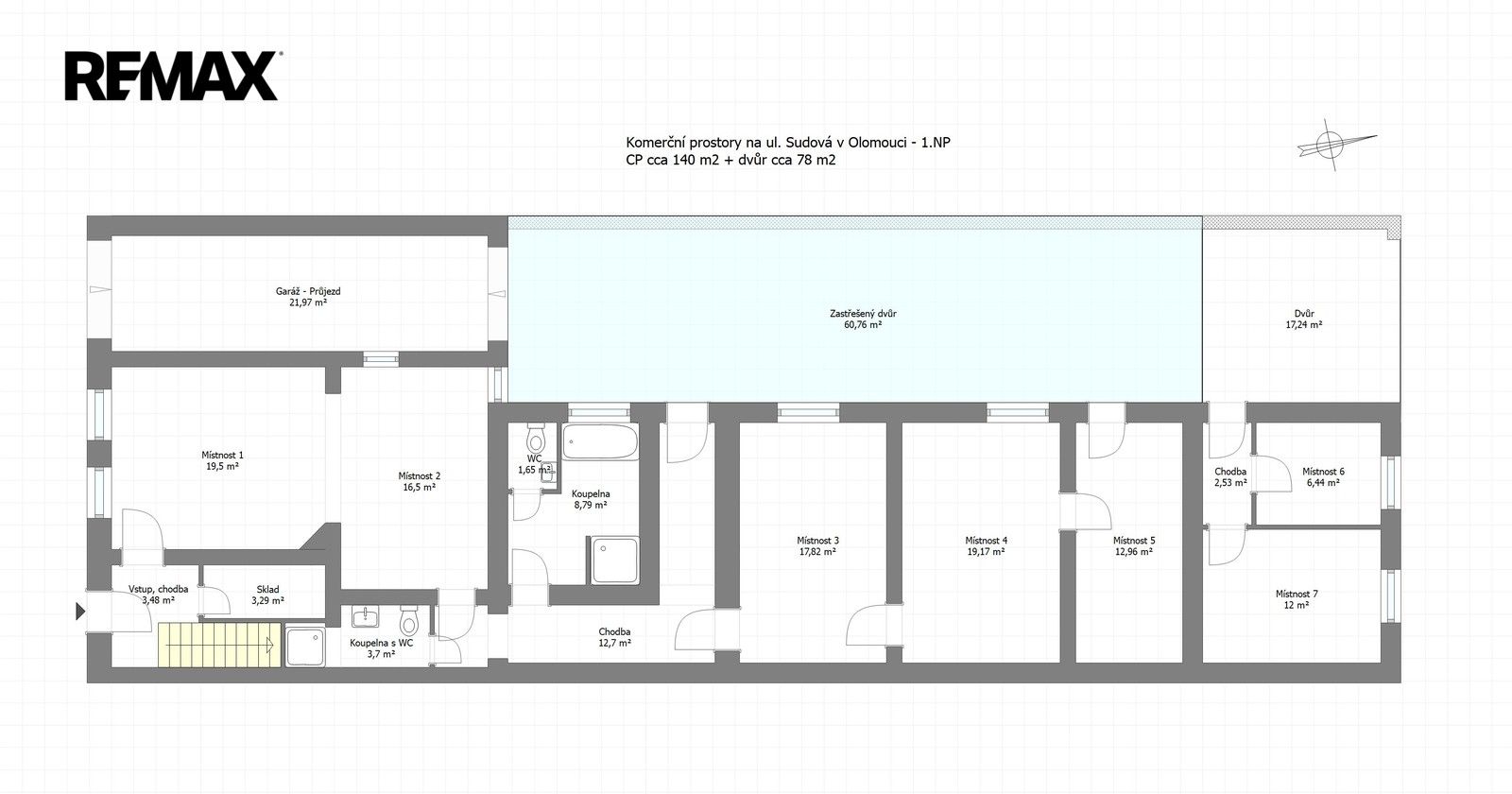 Kancelář · 218 m² · Sudova 34, Olomouc Nový Svět - 3