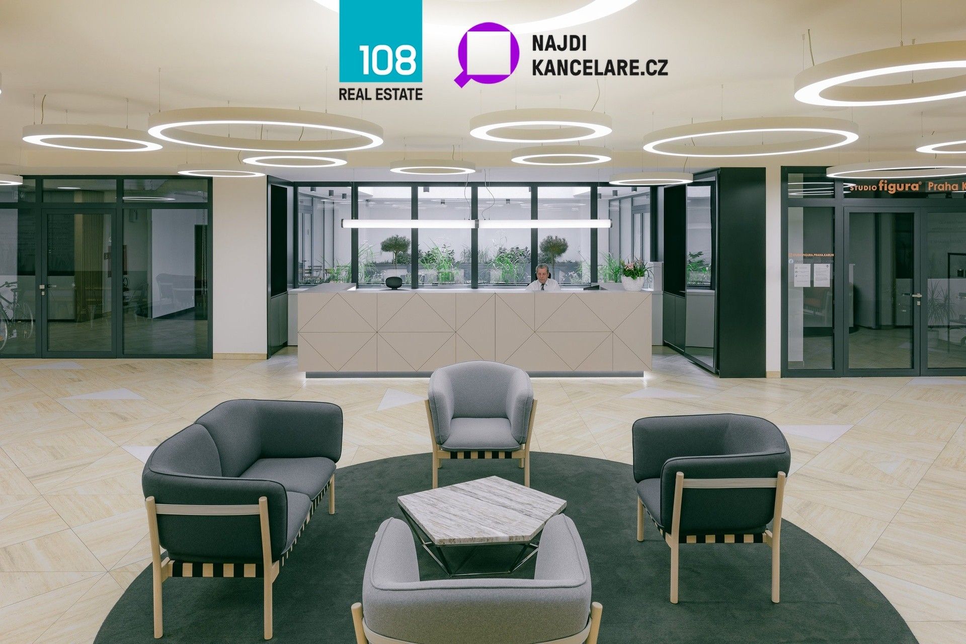Pronájem kancelář - Sokolovská, Praha, 964 m²