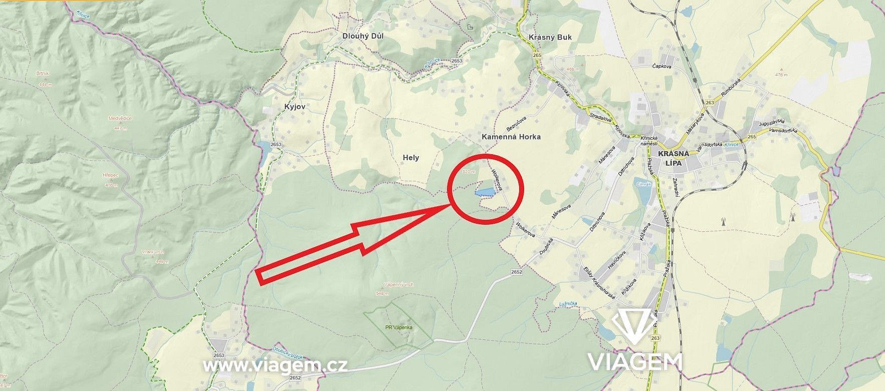 Zemědělské pozemky, Krásná Lípa, okres Děčín - 2