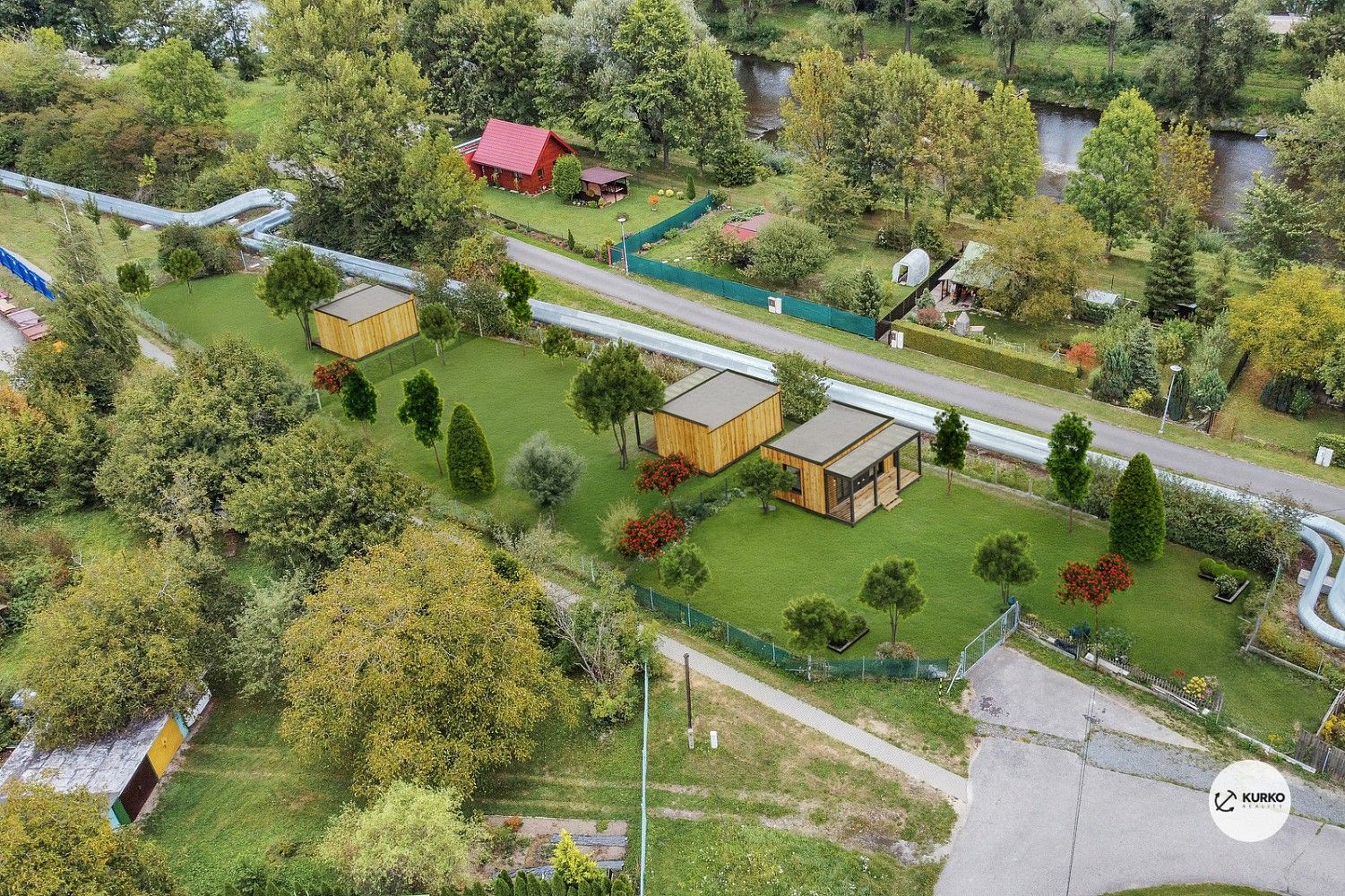 Zahrada, 500 m²