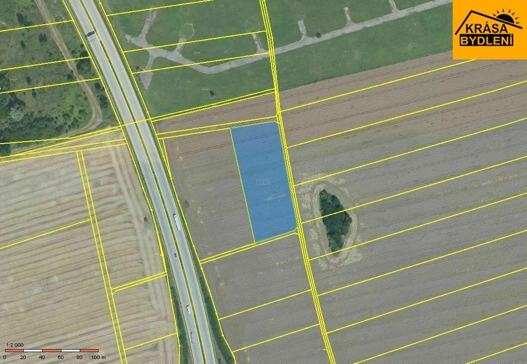 Prodej zemědělský pozemek - Hněvotín, 6 028 m²
