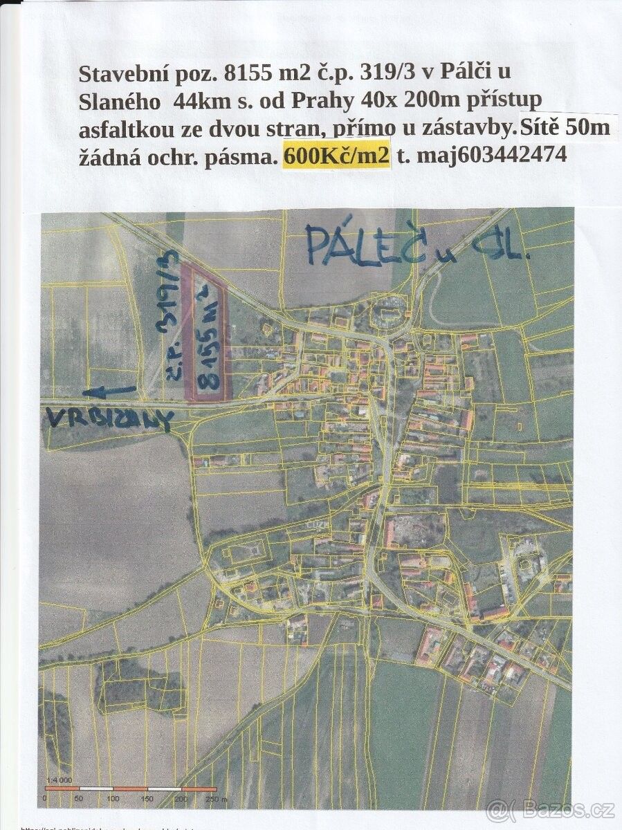 Prodej pozemek pro bydlení - Zlonice, 273 71