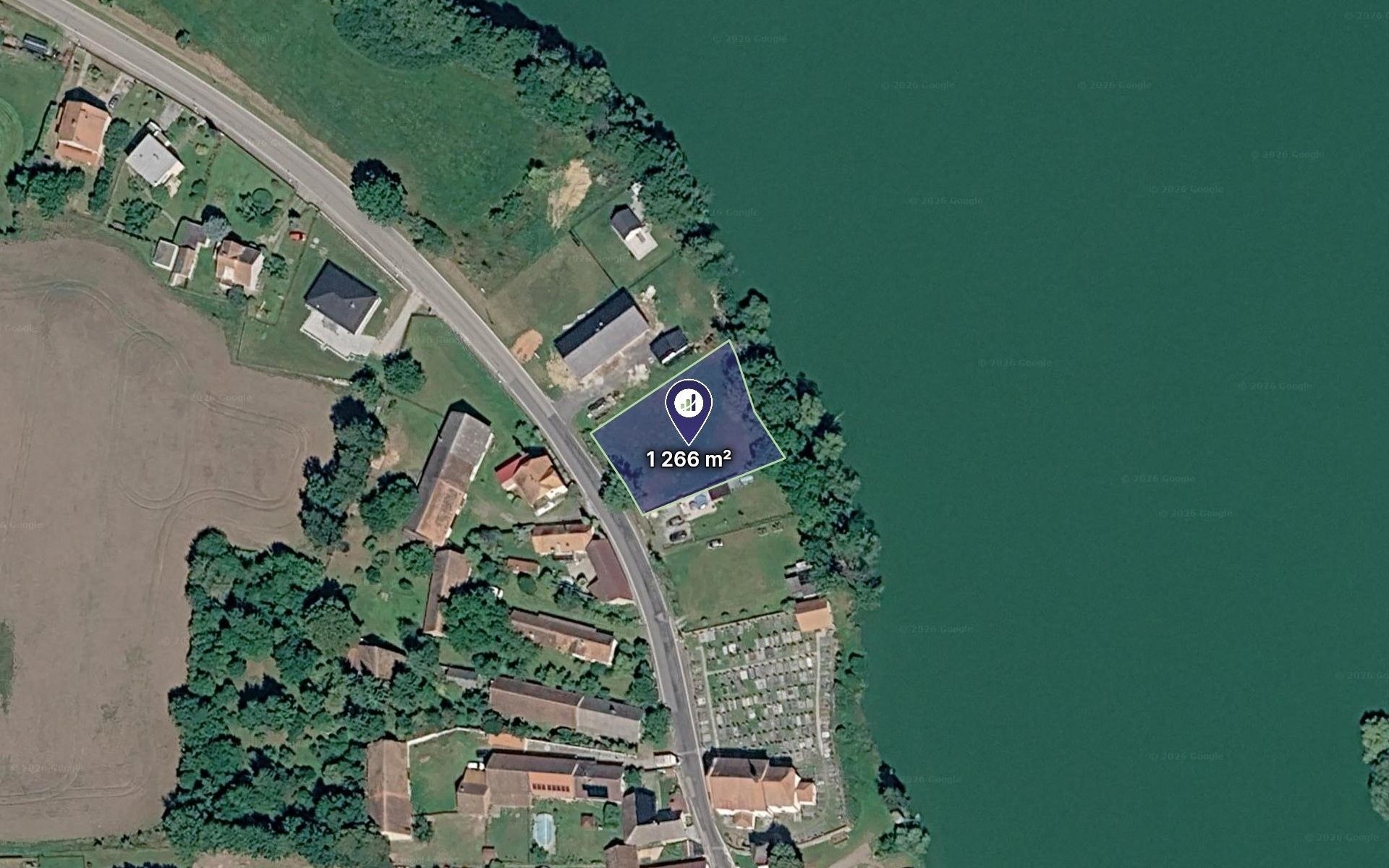 Pozemek pro bydlení, 1 266 m²