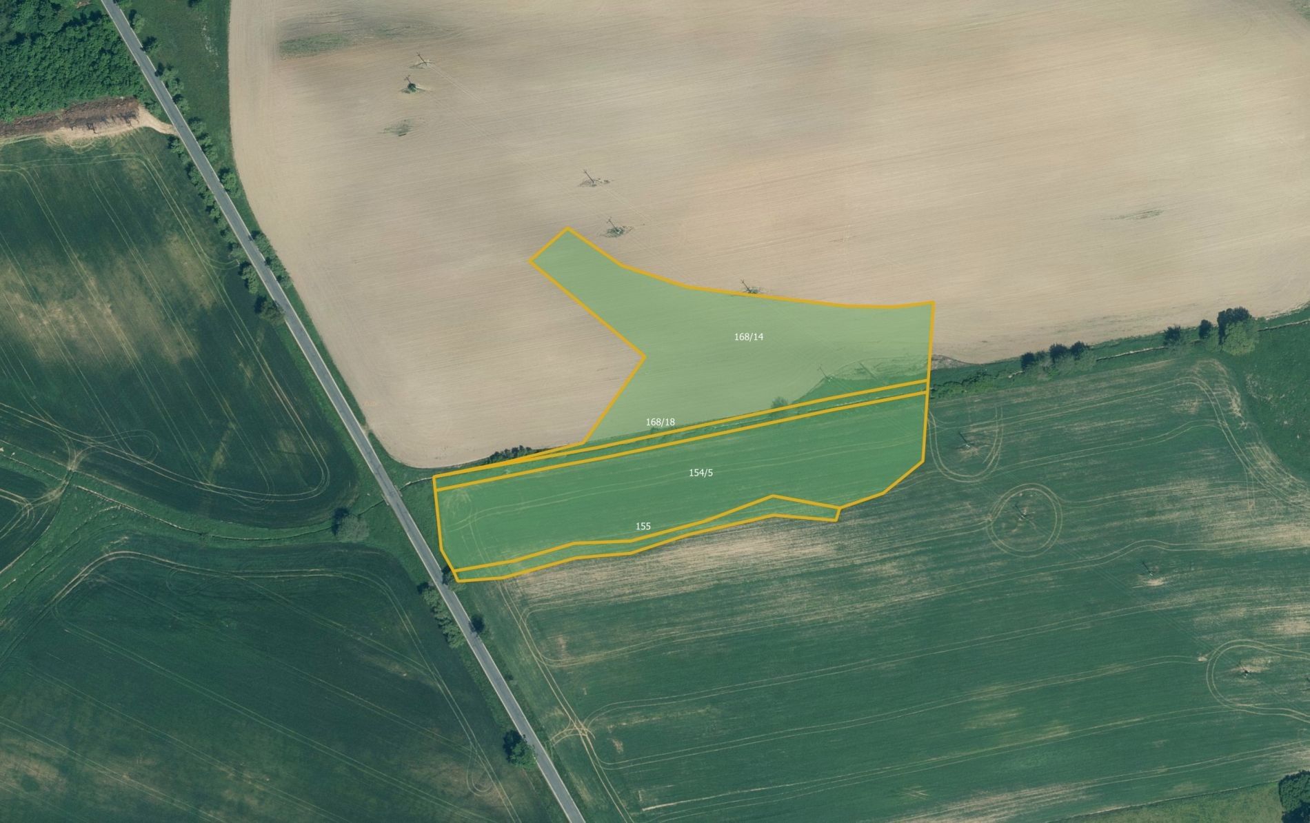 Zemědělský pozemek, 74 853 m²