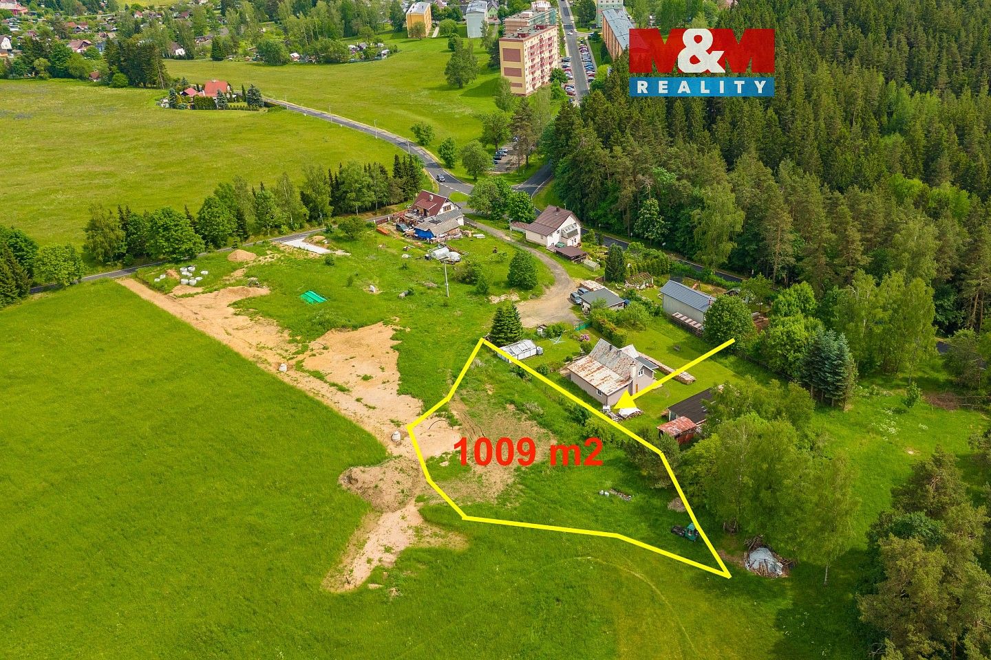Pozemek pro bydlení, 1 009 m²