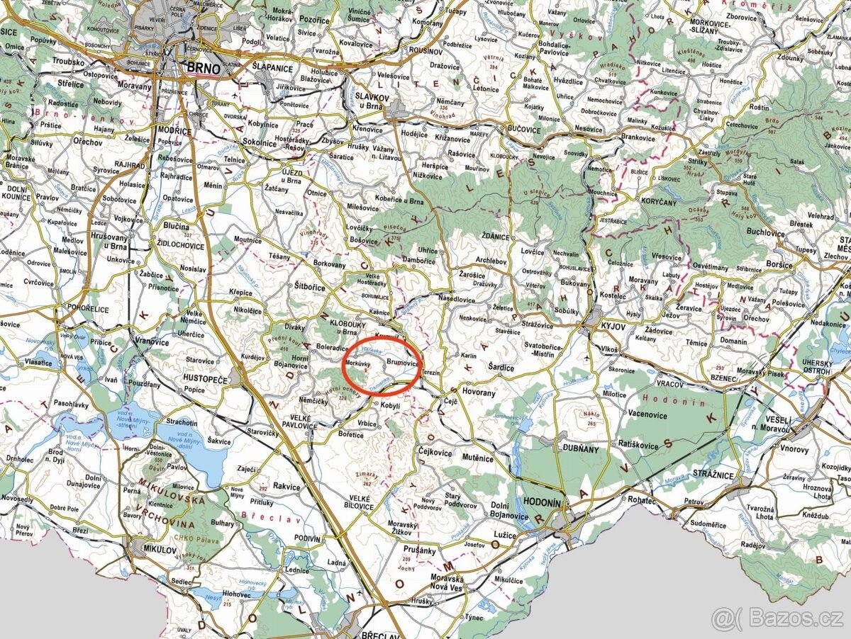 Pozemky pro bydlení, Brumovice na Moravě, 691 11