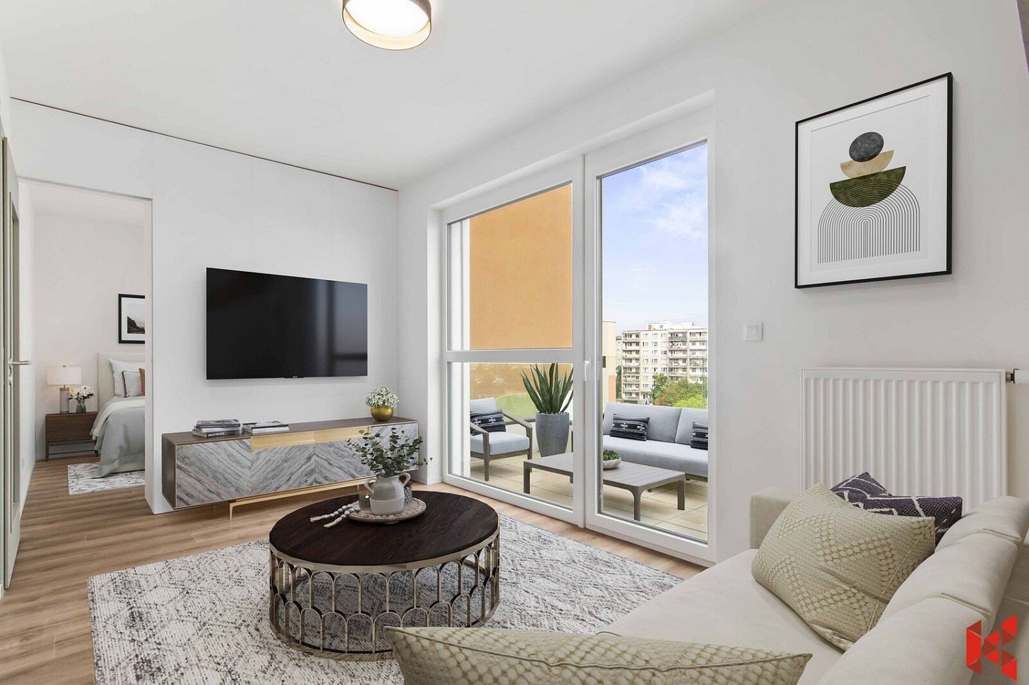 Byt 2+kk · 34 m² · Arnošta Valenty, Praha 9 - Černý Most - 4