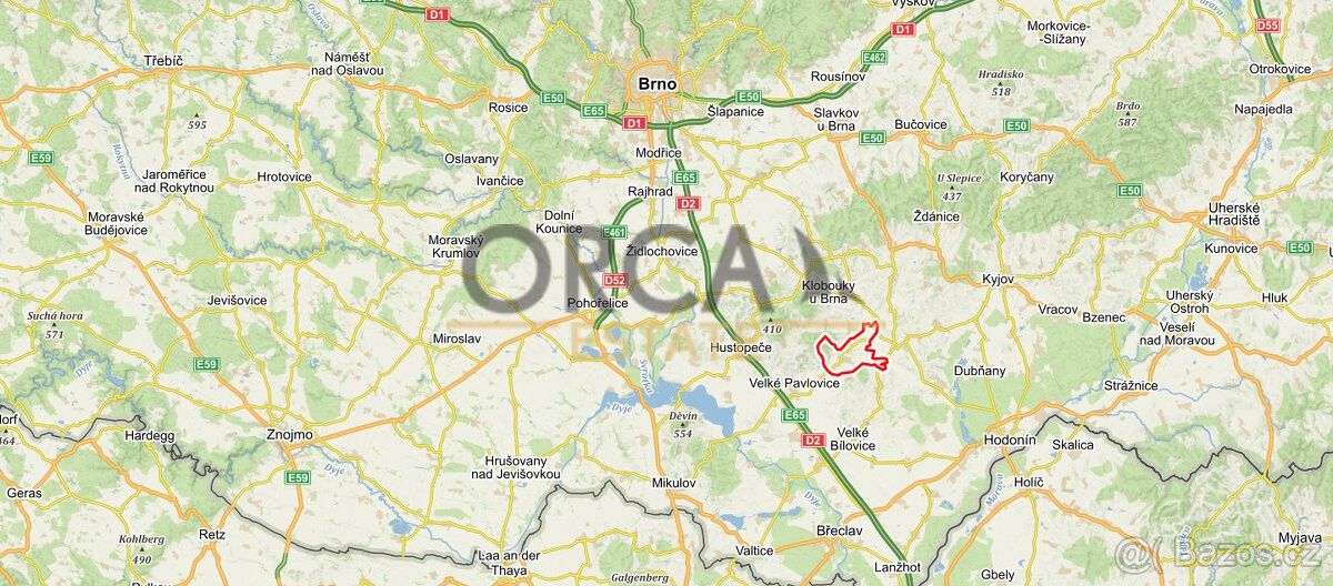 Prodej pozemek - Kobylí na Moravě, 691 10, 1 306 m²