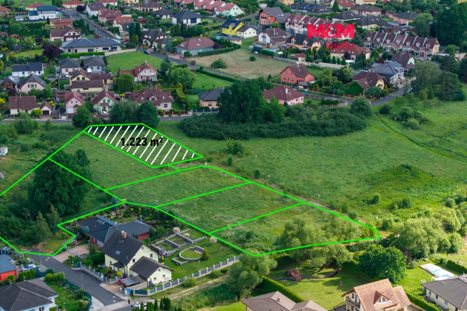 Pozemek pro bydlení, 1 223 m²