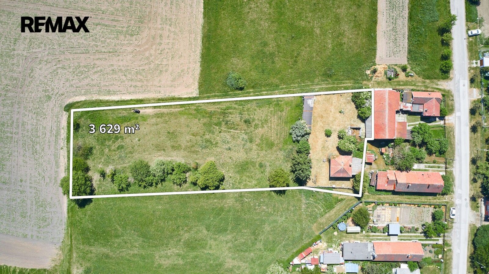Pozemek pro bydlení · 3 629 m² · Hlušice Hlušičky - 1