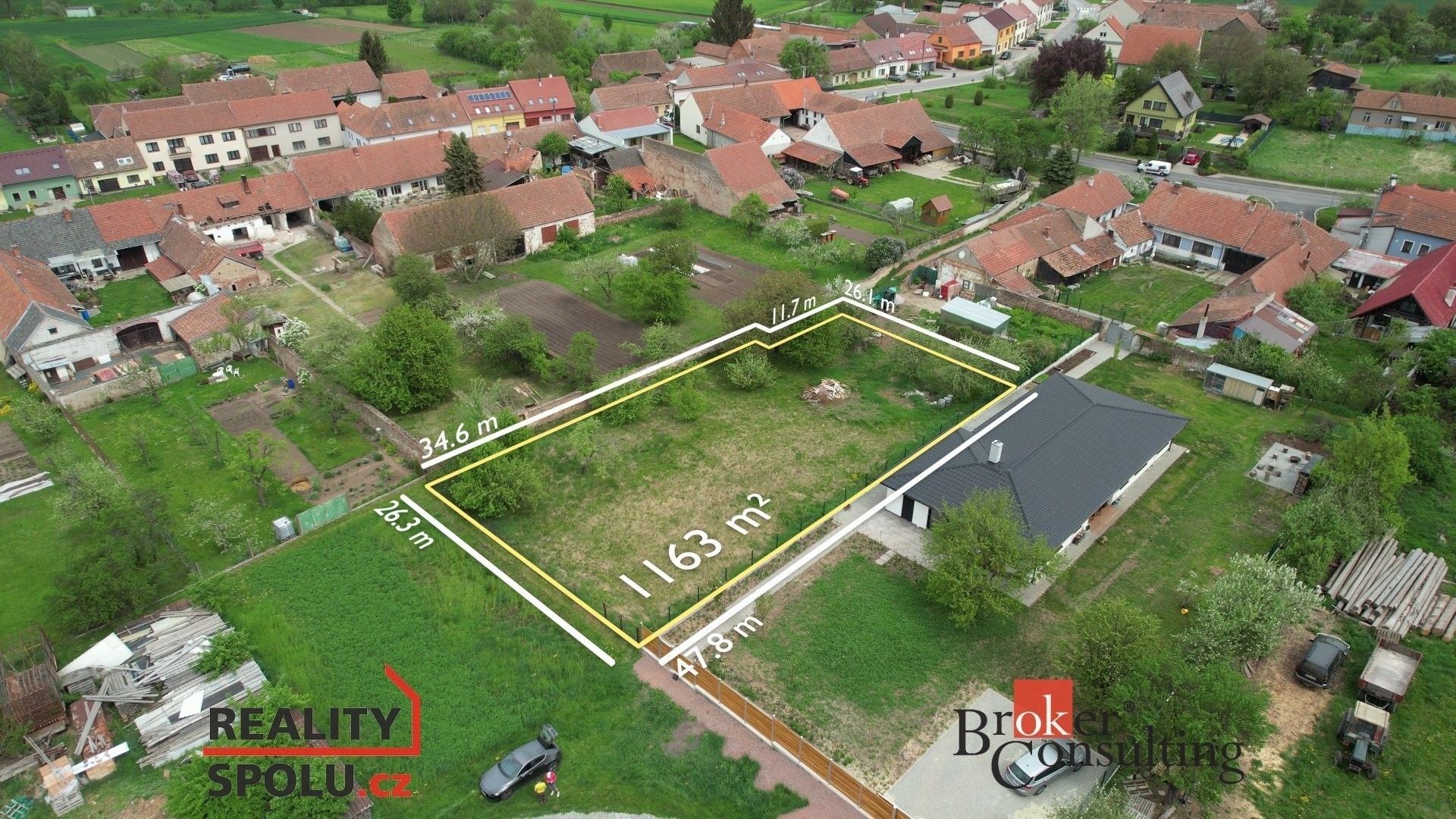 Pozemky pro bydlení, Malhostovice, 1 163 m²