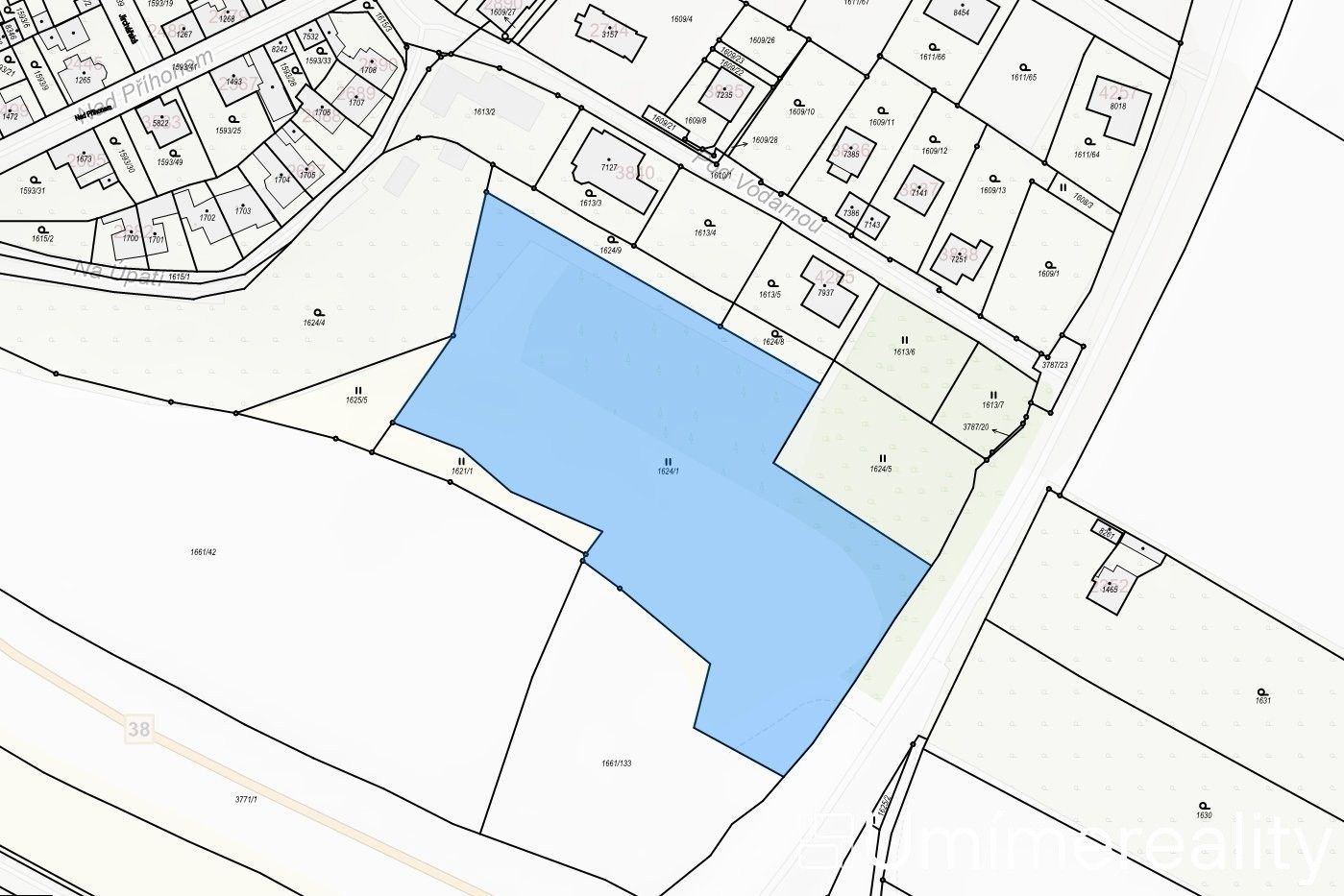 Pozemky pro bydlení, Havlíčkův Brod, 9 522 m² - 2