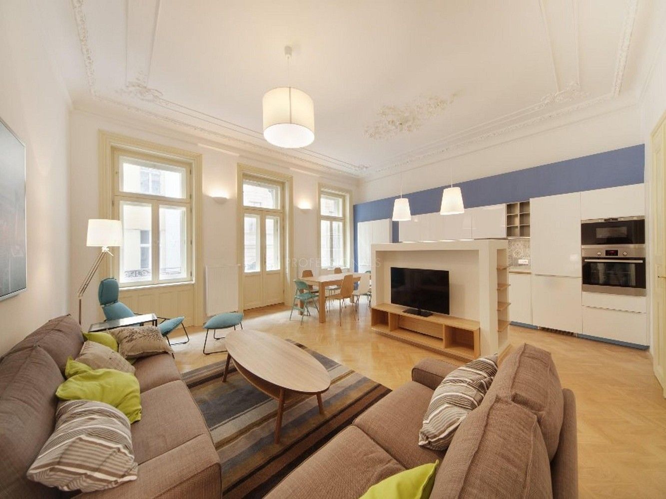 3+kk, Soukenická, Praha 1 - Nové Město, 115 m² - 1