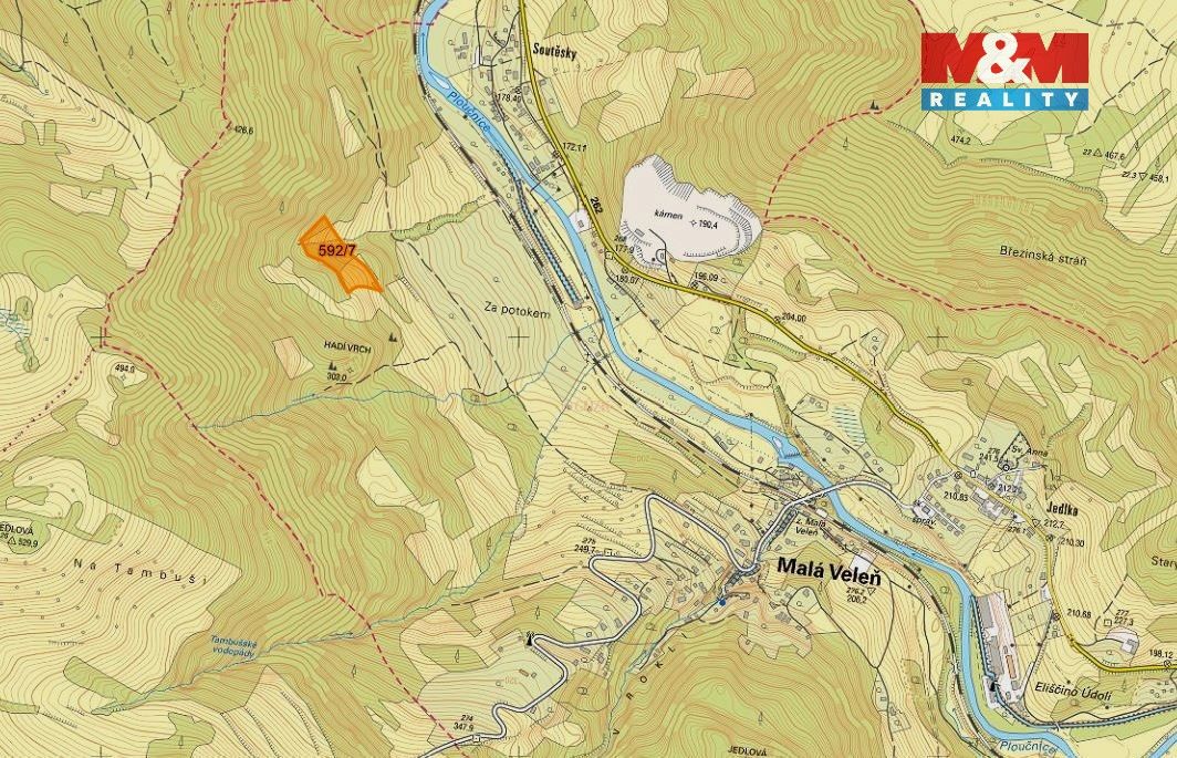 Prodej pozemek pro bydlení - Děčín, 405 02