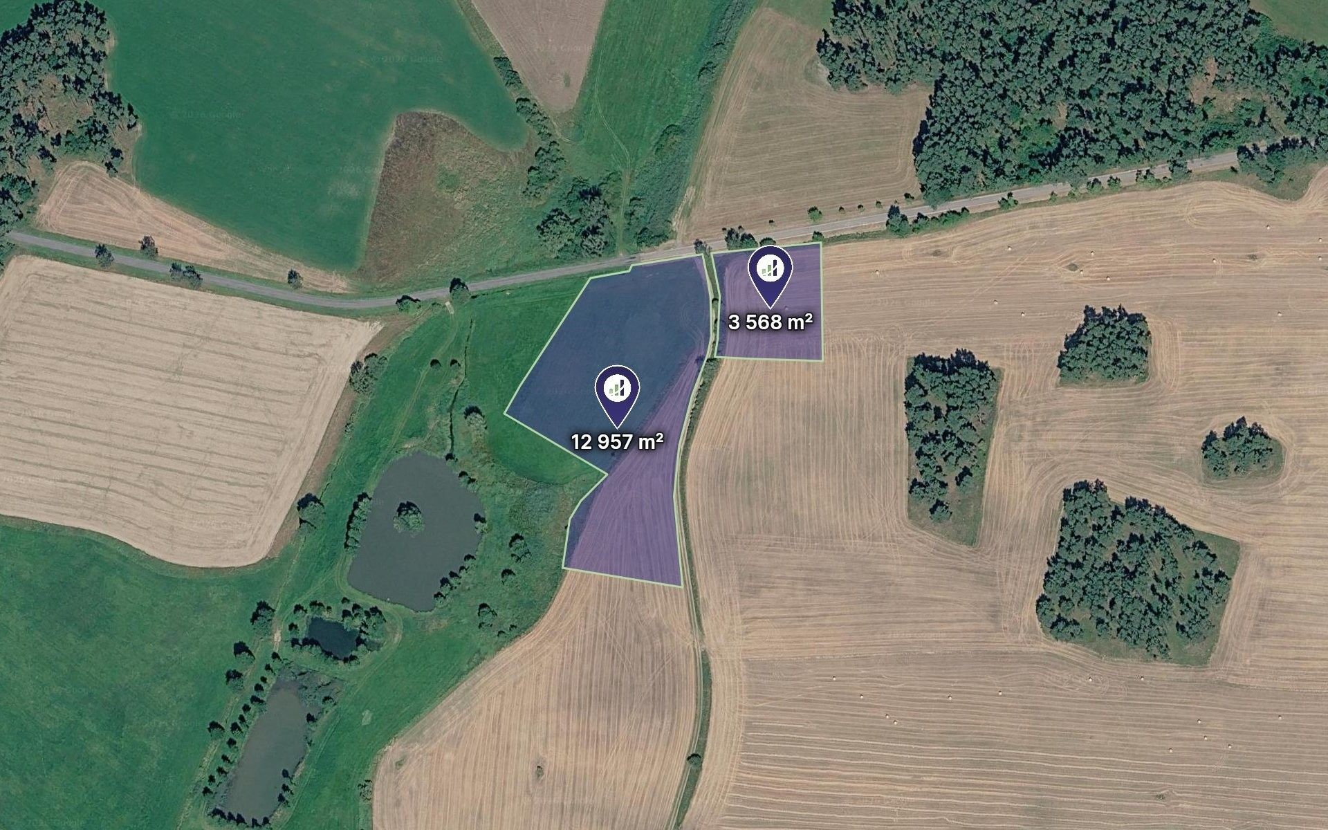 Zemědělský pozemek, 3 672 m²