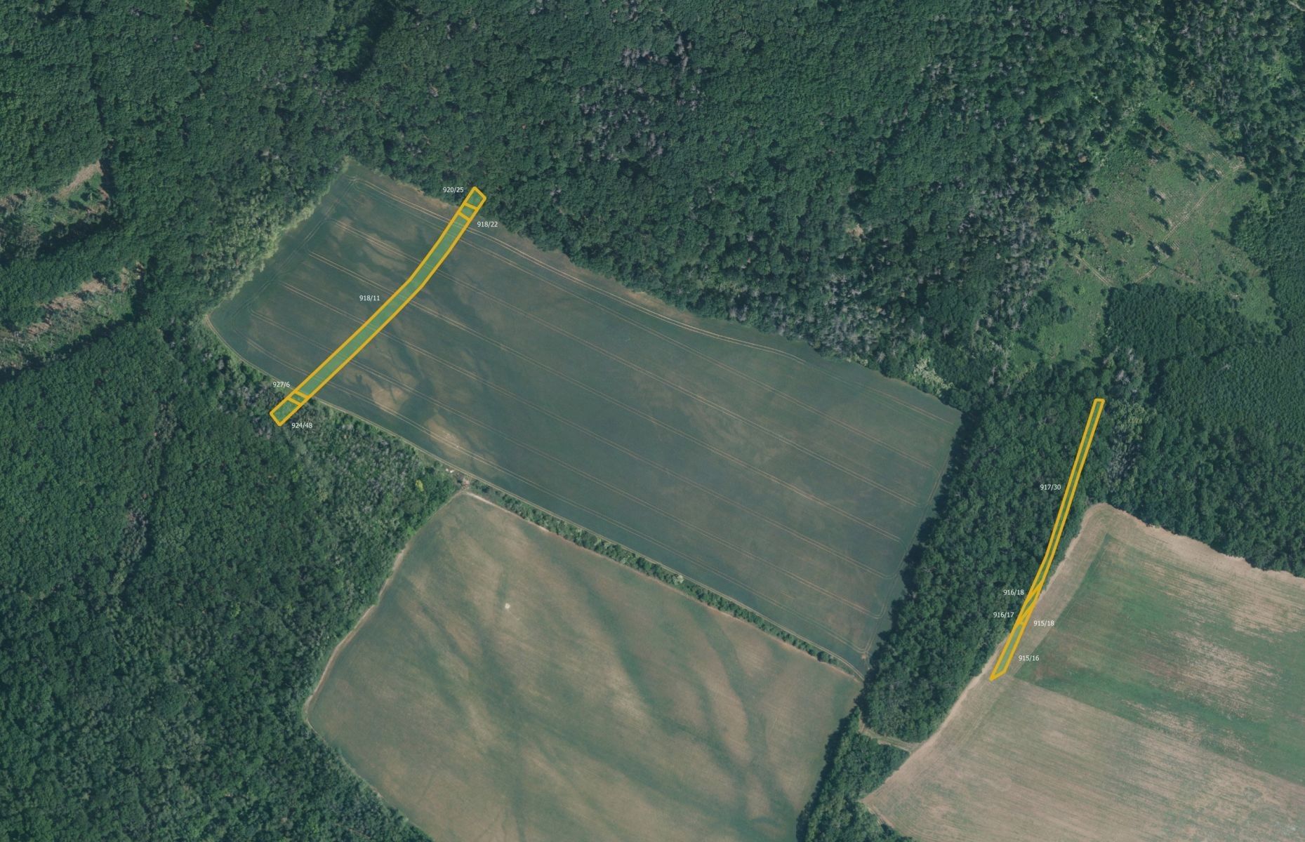 Zemědělské pozemky, Silůvky