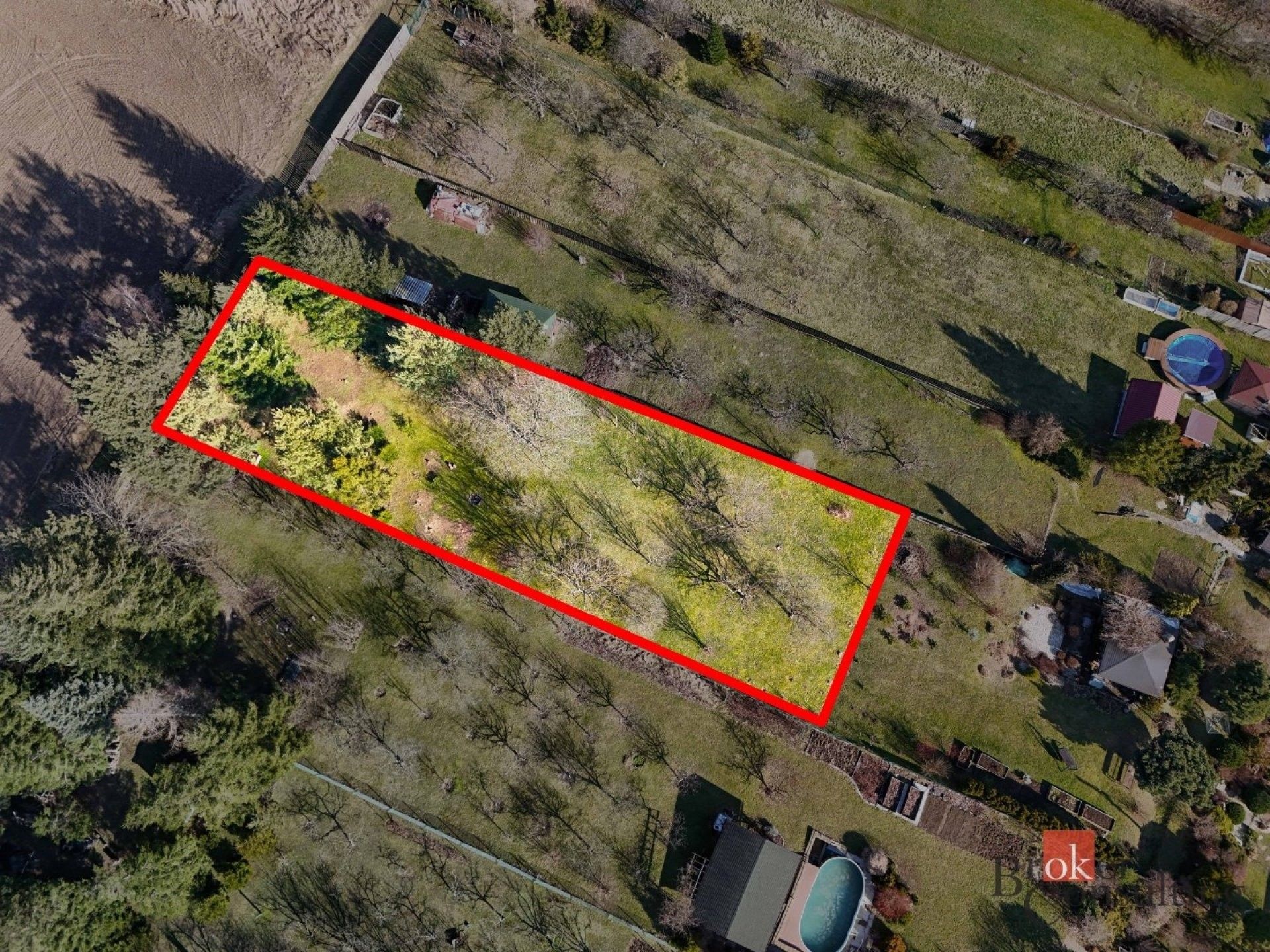 Pozemky pro bydlení, Bílovec, 1 117 m² - 1