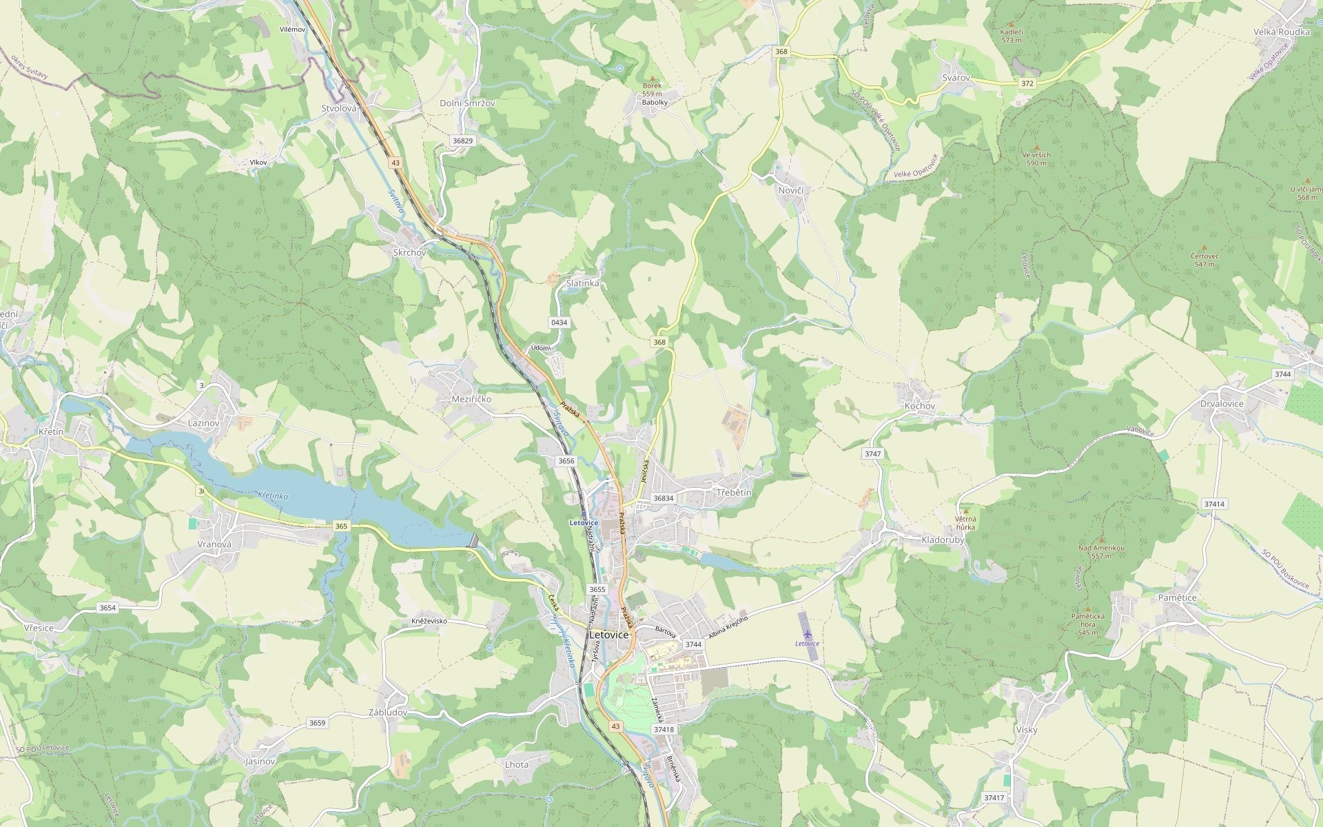 Prodej zemědělský pozemek - Letovice, 29 176 m² - 5