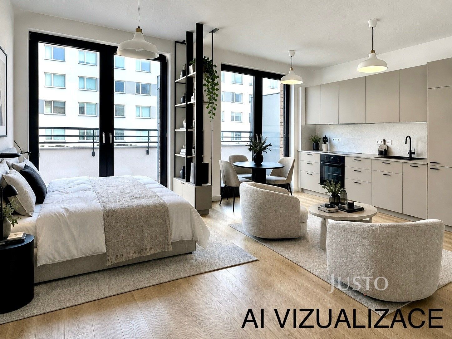 Pronájem byt 1+kk - Budovcova 2938, Praha Žižkov, 35 m² - 5