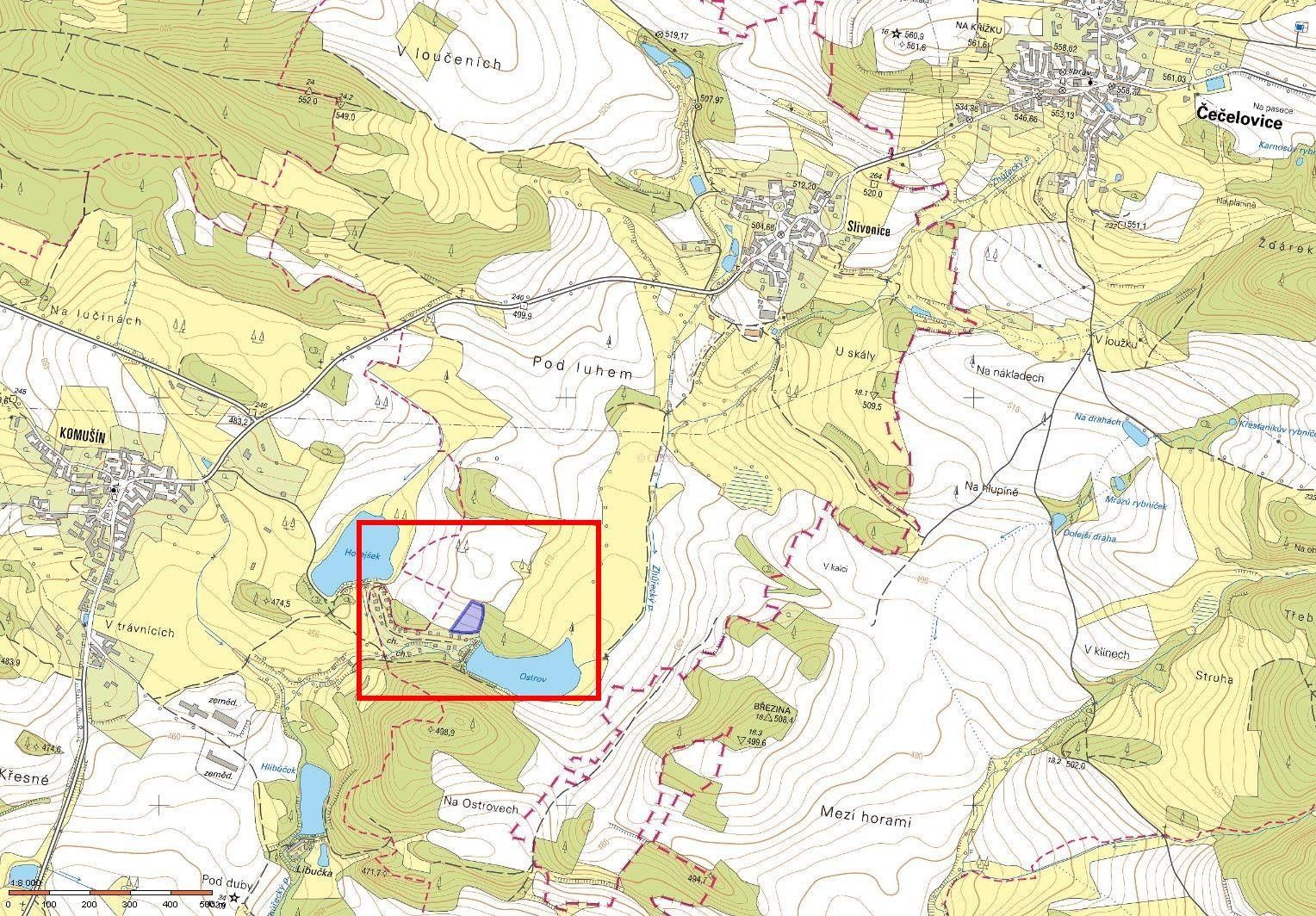 Zahrada · 3 741 m² · Slivonice, Velký Bor - 3