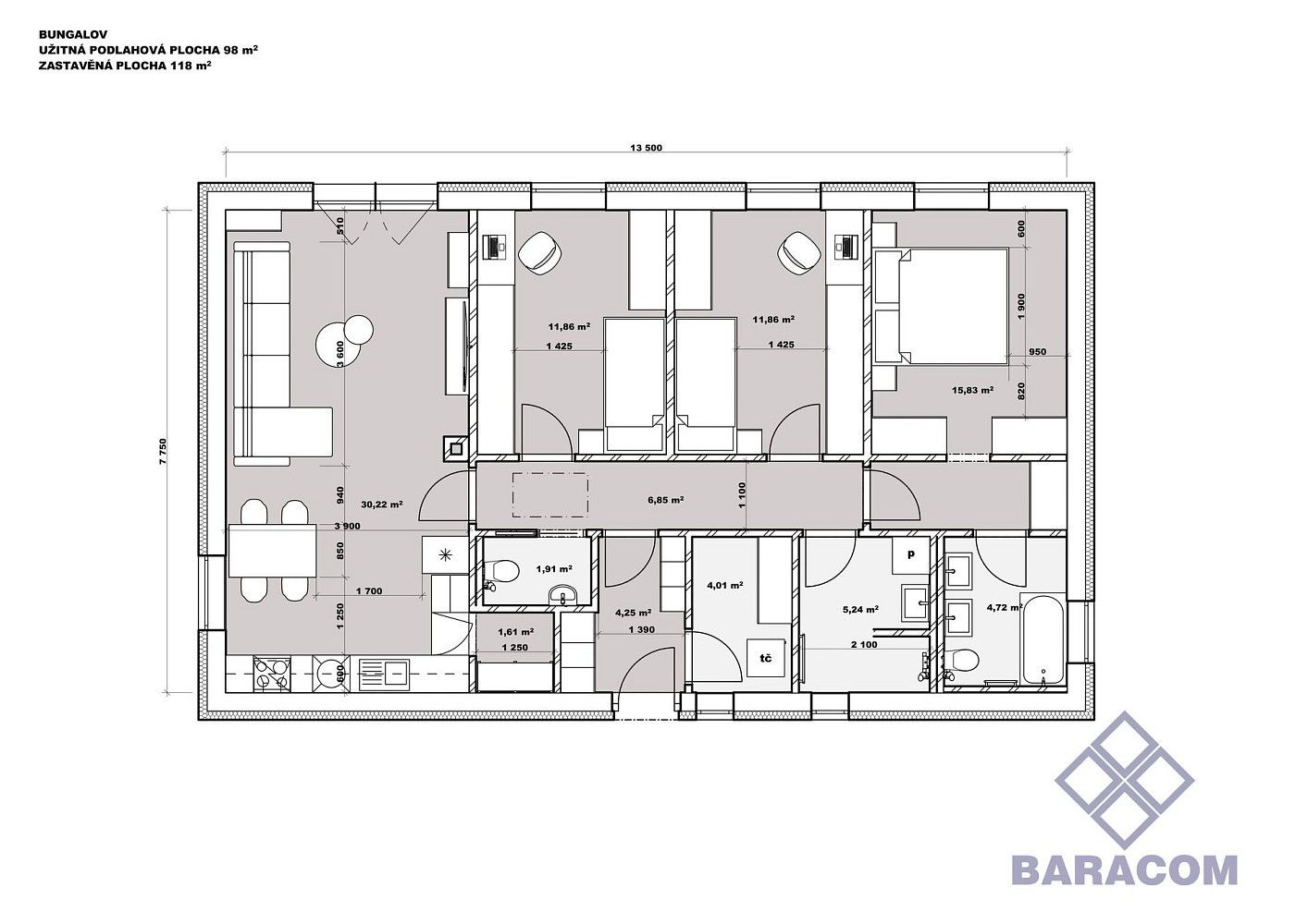 Rodinný dům · 98 m² · Zdětín, okres Mladá Boleslav, Středočeský kraj - 3