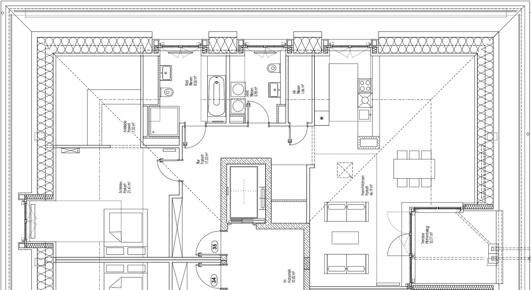 2+kk, München Sendling-Westpark Bayern 81377, 114 m² - 2