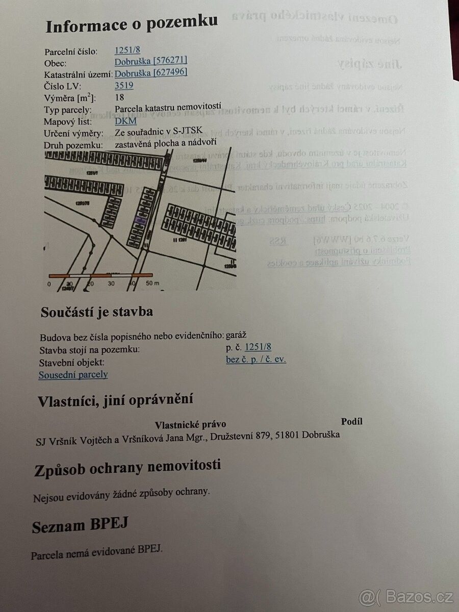 Pronájem garáž - Dobruška, 518 01