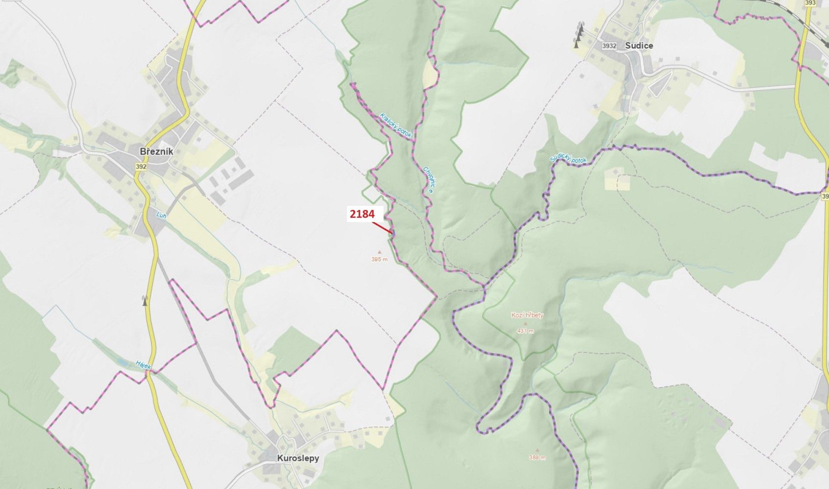 Les, 291 m²