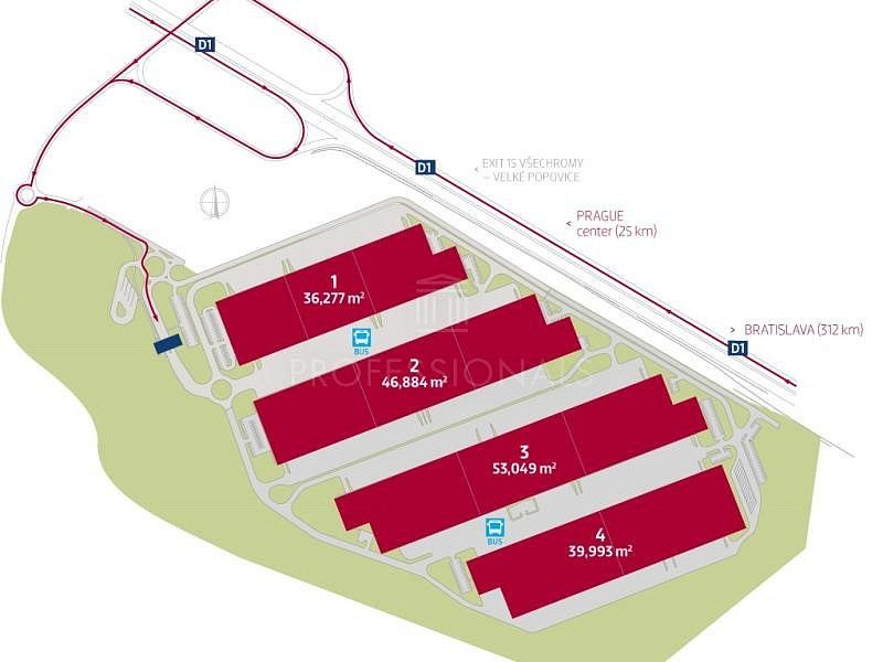 Sklad · 23 569 m² · Strančice - Všechromy, okres Praha-východ, Středočeský kraj - 3