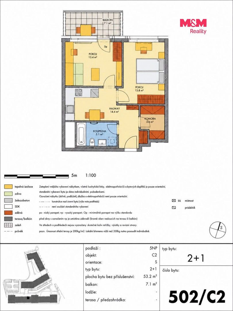 2+1, Svitákova, Praha, 53 m² - 2
