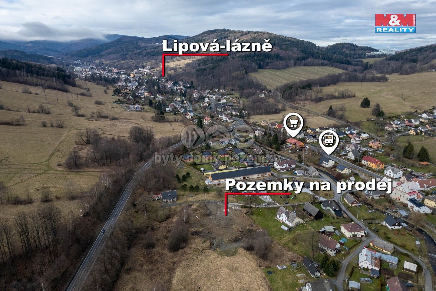 Pozemky pro bydlení, Lipová-lázně, okres Jeseník, Olomoucký kraj - 2
