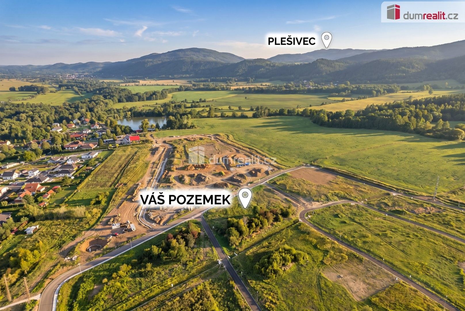 Pozemek pro bydlení · 550 m² · Kfely, Ostrov - 4