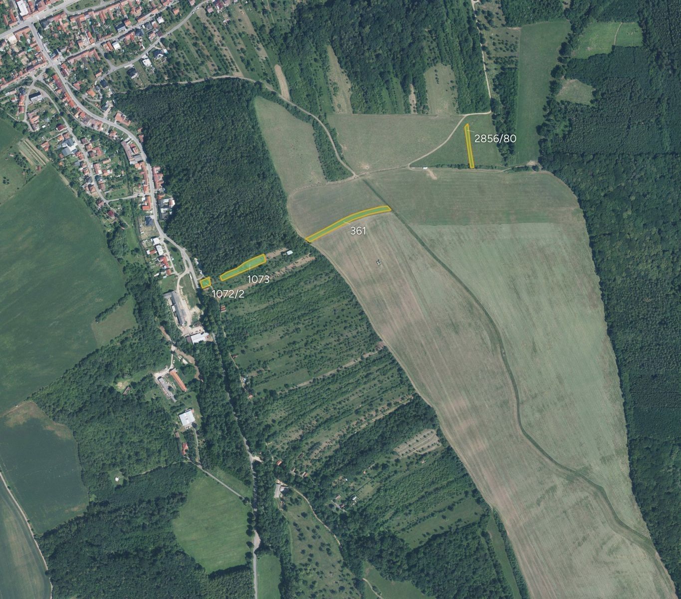 Zemědělské pozemky, Veletiny