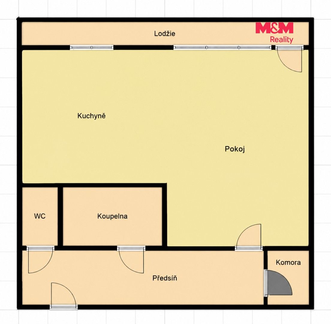 Prodej byt 1+kk - Brněnská, Most, 34 m² - 5