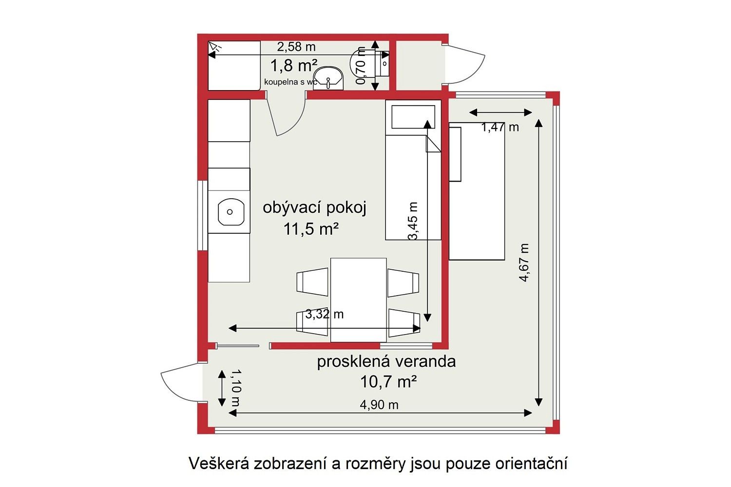 Chalupa · 25 m² · Okrouhlo - Zahořany, okres Praha-západ, Středočeský kraj - 4