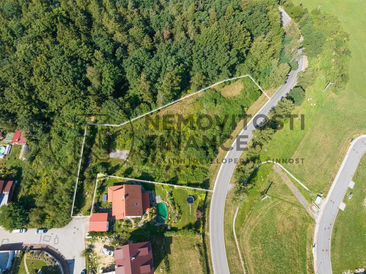 Pozemky pro bydlení, Hlincová Hora, 1 847 m² - 2