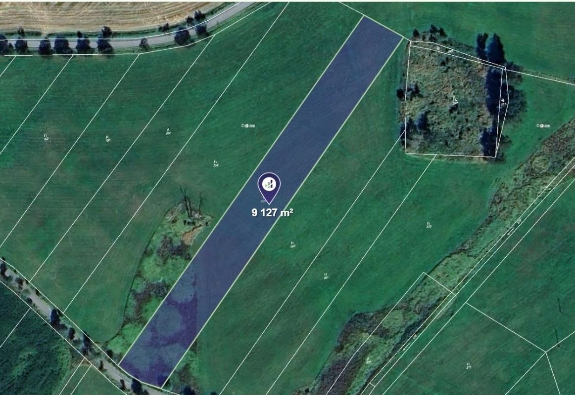 Prodej louka - Lukavec, 9 127 m² - 1