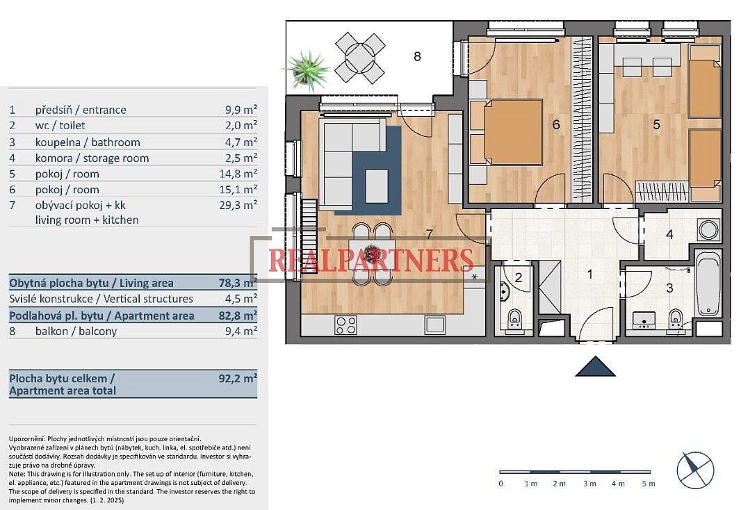 Prodej byt 3+kk - Praha - Čimice, okres Praha 8, Hlavní město Praha, 92 m² - 2