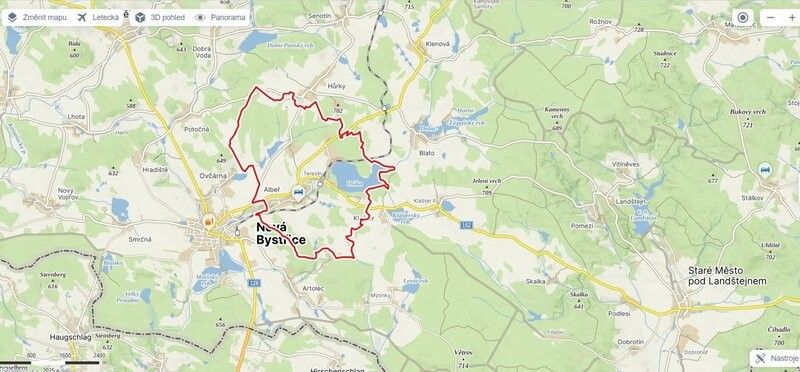 Prodej pozemek pro bydlení - Nová Bystřice, 378 33